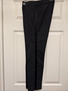 Nili Lotan Cropped Ankle Pants with Satin Side Stripe